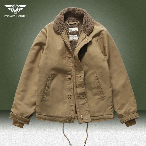men's jackets winter n1 deck cotton bomber jacket men outdoor sport climbing hiking thickened plush windbreaker tank cargo coat 221130, Black;brown
men's jackets winter n1 deck cotton bomber jacket men outdoor sport climbing hiking thickened plush windbreaker tank cargo coat 221130, Black;brown