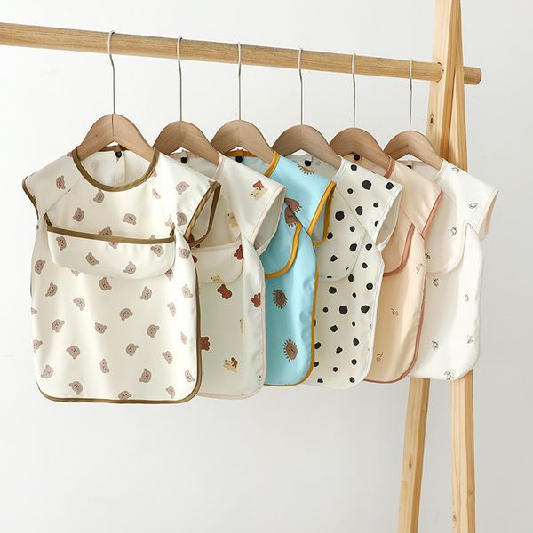 baby feeding bibs burp cloths soft pu waterproof sleeveless apron with pocket cute print for kids children eating drawing
baby feeding bibs burp cloths soft pu waterproof sleeveless apron with pocket cute print for kids children eating drawing