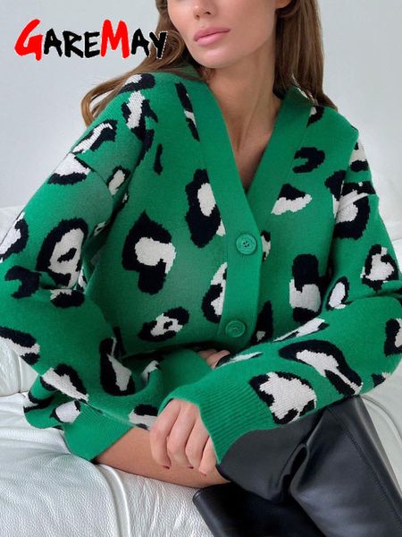 women's knits tees winter beige leopard print cardigan with buttons oversize jacket loose green thick warm knitted for 221130, White
women's knits tees winter beige leopard print cardigan with buttons oversize jacket loose green thick warm knitted for 221130, White
