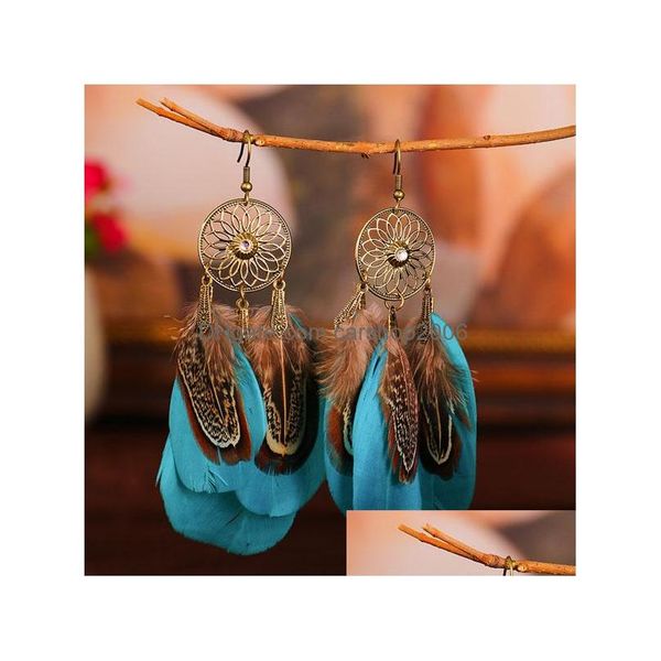stud bohemian fashion jewelry vintage hollowed sun flower feather earrings feathers tassel dangle drop delivery dhke9, Golden;silver
stud bohemian fashion jewelry vintage hollowed sun flower feather earrings feathers tassel dangle drop delivery dhke9, Golden;silver