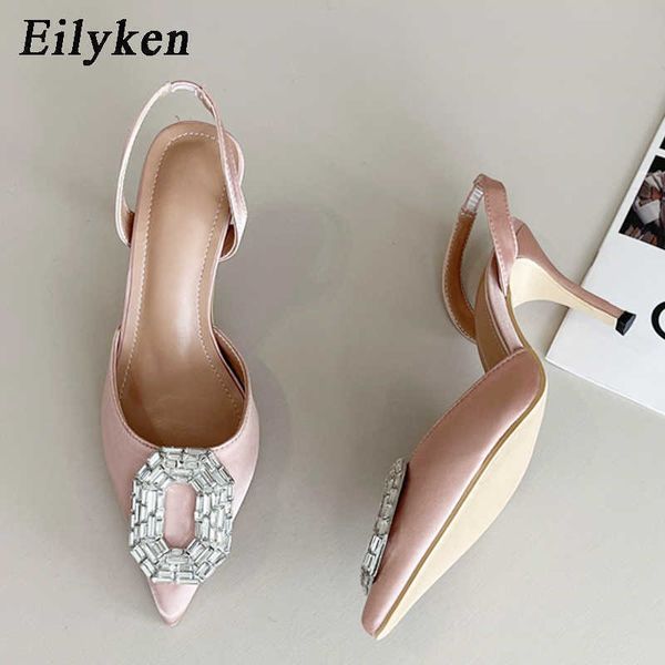 dress shoes satin woman pumps fashion crystal buckle spring high heels party prom shoes pointed toe slip-on stiletto sandal 221130, Black
dress shoes satin woman pumps fashion crystal buckle spring high heels party prom shoes pointed toe slip-on stiletto sandal 221130, Black