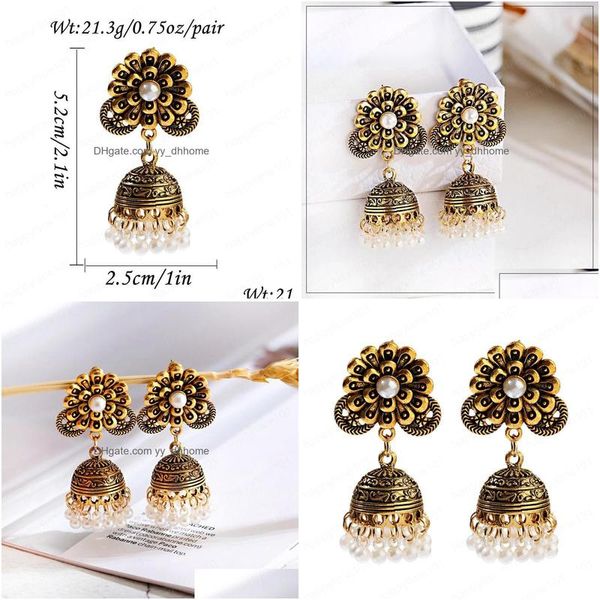 dangle chandelier boho ethnic ladies earrings pendient afghan gold color flower gyspy pearl bell tassel indian earring jewelry dro dh7gv, Silver
dangle chandelier boho ethnic ladies earrings pendient afghan gold color flower gyspy pearl bell tassel indian earring jewelry dro dh7gv, Silver