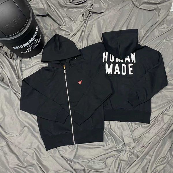 coat mens hoody human designer cotton make hip hop japanese fashion small logo embroidery back letter zipper hoodie sweater for men and wome, Black;brown
coat mens hoody human designer cotton make hip hop japanese fashion small logo embroidery back letter zipper hoodie sweater for men and wome, Black;brown