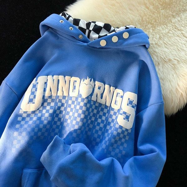 women's hoodies sweatshirts pure cotton blue printed sweater women's autumn and winter ins korean fashion large size loose plus fl, Black
women's hoodies sweatshirts pure cotton blue printed sweater women's autumn and winter ins korean fashion large size loose plus fl, Black