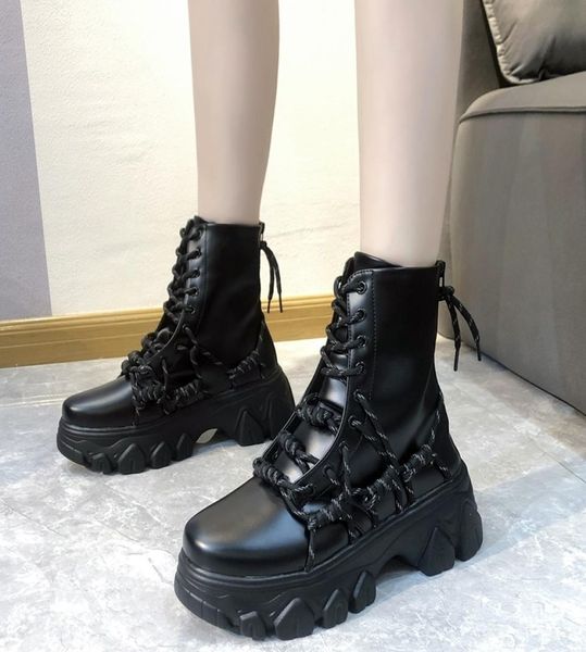 rimocy black punk style platform women ankle boots fashion cross strap chunky heels boots woman waterproof pu leather shoes 2011034098356
rimocy black punk style platform women ankle boots fashion cross strap chunky heels boots woman waterproof pu leather shoes 2011034098356