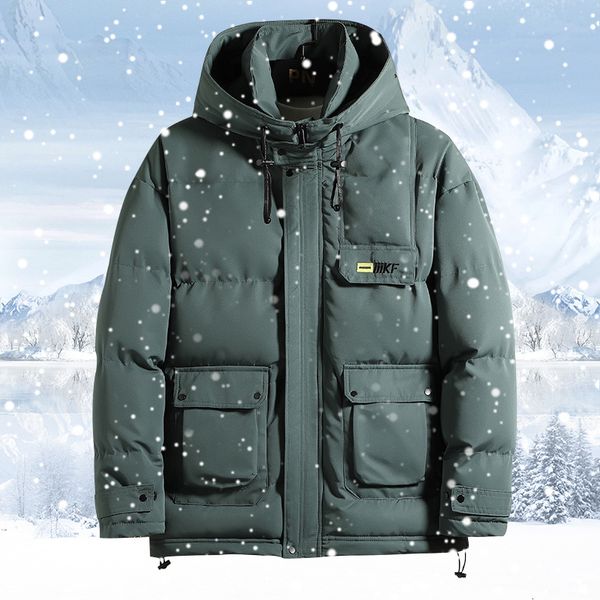 men's vests winter men parka big pockets casual jacket hooded solid color mens thicken warm down outwear coat windproof 221130, Black;white
men's vests winter men parka big pockets casual jacket hooded solid color mens thicken warm down outwear coat windproof 221130, Black;white