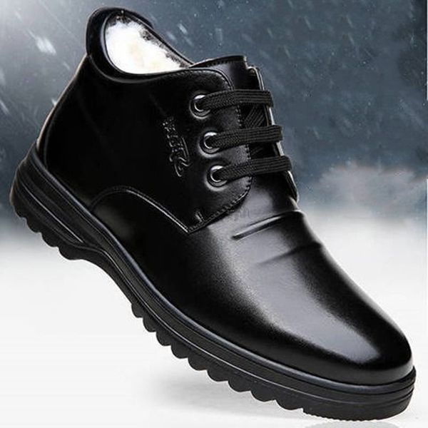 boots winter fleece men's brogue cow leather shoes fashion motorcycle comfortable ankle casual 221129, Black
boots winter fleece men's brogue cow leather shoes fashion motorcycle comfortable ankle casual 221129, Black
