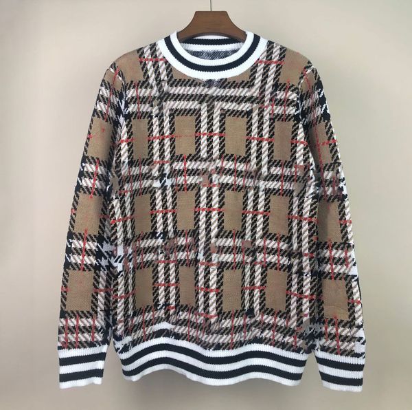 new men's clothing designer men's women's sweater plaid pullover men's hoodie long-sleeved sweatshirt embroidered sweate, White;black
new men's clothing designer men's women's sweater plaid pullover men's hoodie long-sleeved sweatshirt embroidered sweate, White;black