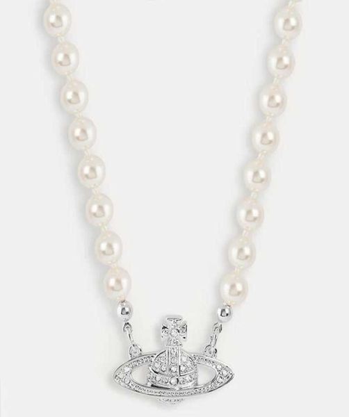 fashion designer vivian west queen pearl saturn full diamond necklace classic women039s jewelry versatile clavicle lobster clas8161250, Silver
fashion designer vivian west queen pearl saturn full diamond necklace classic women039s jewelry versatile clavicle lobster clas8161250, Silver