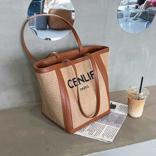 design bag factory wholesale and retail student canvas bag female summer 2023 new fashion letter one shoulder tote large capacity woven
design bag factory wholesale and retail student canvas bag female summer 2023 new fashion letter one shoulder tote large capacity woven