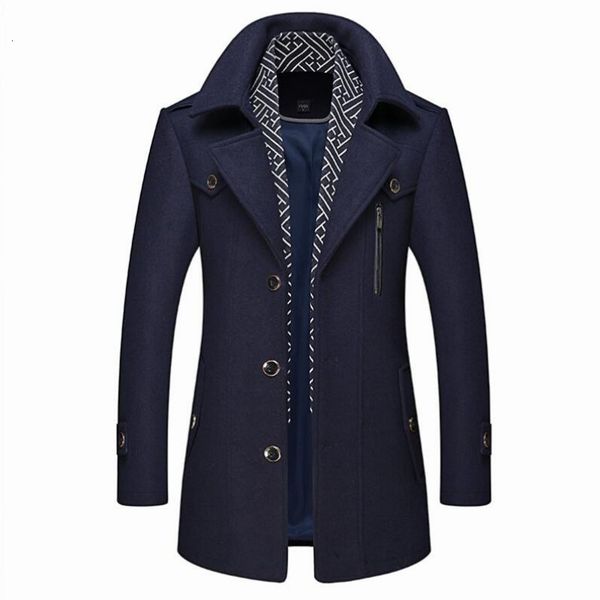 men's wool blends winter men wool coats fashion middle long scarf collar cottonpadded thick warm woolen coat male trench coat overcoat, Black
men's wool blends winter men wool coats fashion middle long scarf collar cottonpadded thick warm woolen coat male trench coat overcoat, Black