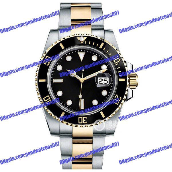 luxurious men's watch 2813 sports automatic mechanical watch 116613 40mm black dial ceramic bezel gold stainless steel strap wristwatch, Slivery;brown
luxurious men's watch 2813 sports automatic mechanical watch 116613 40mm black dial ceramic bezel gold stainless steel strap wristwatch, Slivery;brown