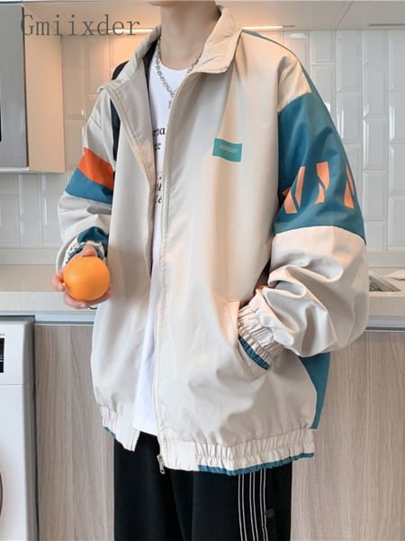 men's jackets spring autumn sports stitching men hong kong style loose casual varsity korean trendy handsome punk streetwear 221129, Black;brown
men's jackets spring autumn sports stitching men hong kong style loose casual varsity korean trendy handsome punk streetwear 221129, Black;brown