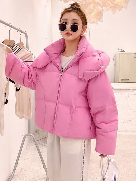 women's down parkas women winter jackets hodded short padded coats woman fashion oversize solid outwear female causal cotton coat 22112, Black
women's down parkas women winter jackets hodded short padded coats woman fashion oversize solid outwear female causal cotton coat 22112, Black