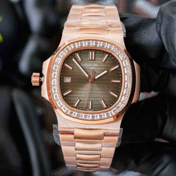 watches luxury automatic mechanical watch 40mm diamond bezel waterproof business wristwatches montre de luxe gifts for, Silver
watches luxury automatic mechanical watch 40mm diamond bezel waterproof business wristwatches montre de luxe gifts for, Silver