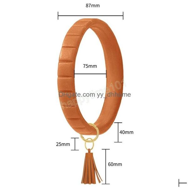 key rings sile keychain bangle tassel bracelets keyring party o shaped wristlet bracelet circle charm key ring holder wristbands cha dh8vr, Slivery;golden 
key rings sile keychain bangle tassel bracelets keyring party o shaped wristlet bracelet circle charm key ring holder wristbands cha dh8vr, Slivery;golden