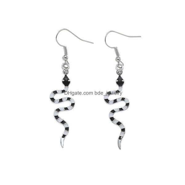 dangle chandelier fashion jewelry black white snake earrings for women snakes dangle drop delivery dhn0s, Silver
dangle chandelier fashion jewelry black white snake earrings for women snakes dangle drop delivery dhn0s, Silver