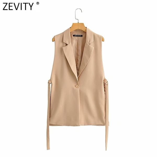 women's jackets zevity women fashion solid side split one-button vest vintage female sleeveless outerwear suit chic outwear waistcoat c, Black;brown
women's jackets zevity women fashion solid side split one-button vest vintage female sleeveless outerwear suit chic outwear waistcoat c, Black;brown