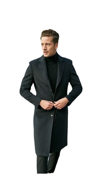 men's wool blends men's clothing british men long style long sleeve woolen coat autumn and winter woolen coat 221129, Black
men's wool blends men's clothing british men long style long sleeve woolen coat autumn and winter woolen coat 221129, Black