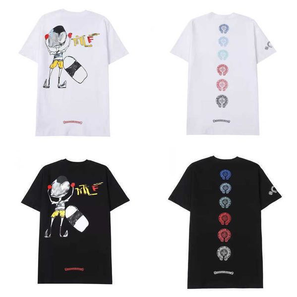 men's luxury fashion t shirt ch brand tees men women sanskrit letter short sleeve horseshoe couple t-shirts designer polos tshirts cro, White;black
men's luxury fashion t shirt ch brand tees men women sanskrit letter short sleeve horseshoe couple t-shirts designer polos tshirts cro, White;black
