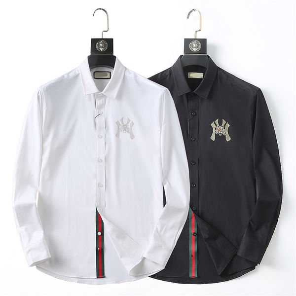 designer mens formal business shirts fashion casual shirt long-sleeved shirt high elasticity and wrinkle resistance size -xxxl #888, White;black
designer mens formal business shirts fashion casual shirt long-sleeved shirt high elasticity and wrinkle resistance size -xxxl #888, White;black