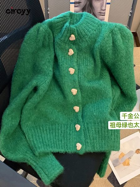 women's knits tees circyy green knitted cardigan women sweaters fall half high collar sweet casual korean fashion winter clothes 221130, White
women's knits tees circyy green knitted cardigan women sweaters fall half high collar sweet casual korean fashion winter clothes 221130, White