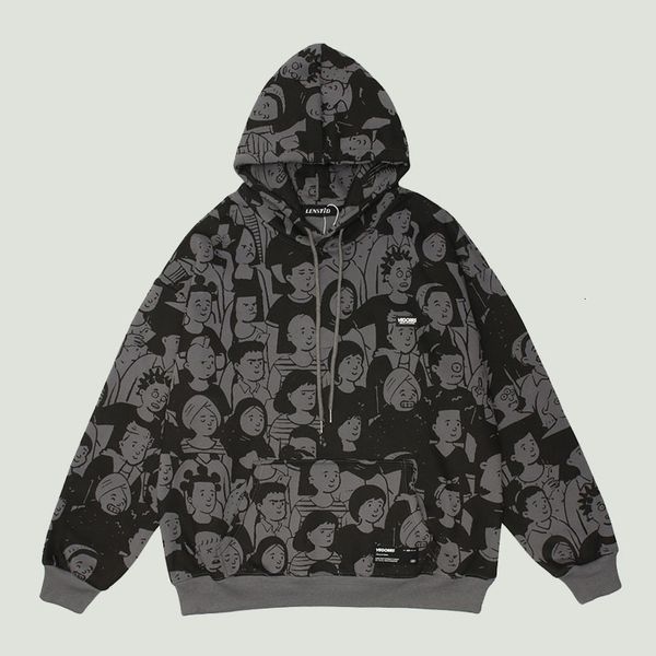 men's hoodies sweatshirts streetwear winter fleece people full print harajuku hip hop casual cotton loose hooded pullover 221129, Black
men's hoodies sweatshirts streetwear winter fleece people full print harajuku hip hop casual cotton loose hooded pullover 221129, Black