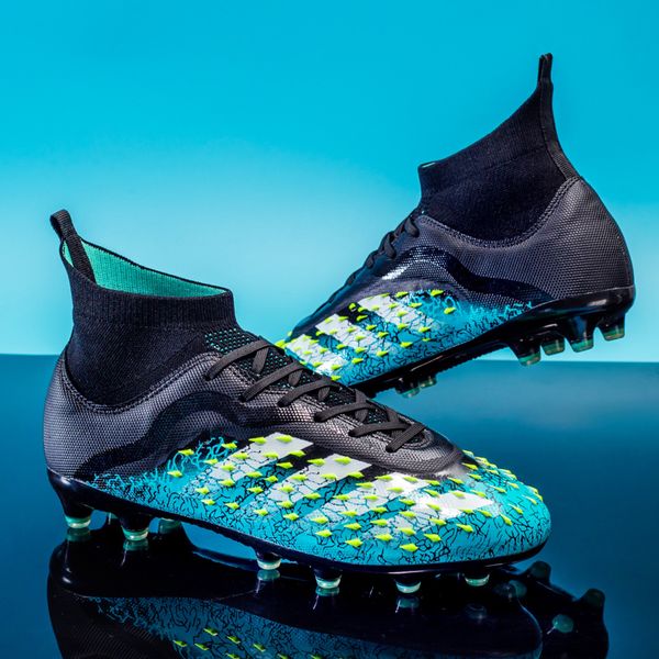 safety shoes men soccer kids high ankle football boots cleats grass training sport footwear men's sneakers 221130, Black;brown
safety shoes men soccer kids high ankle football boots cleats grass training sport footwear men's sneakers 221130, Black;brown