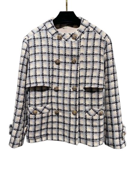 autumn and winter temperament new style stand collar classic round neck double breasted design coat, Black;brown
autumn and winter temperament new style stand collar classic round neck double breasted design coat, Black;brown
