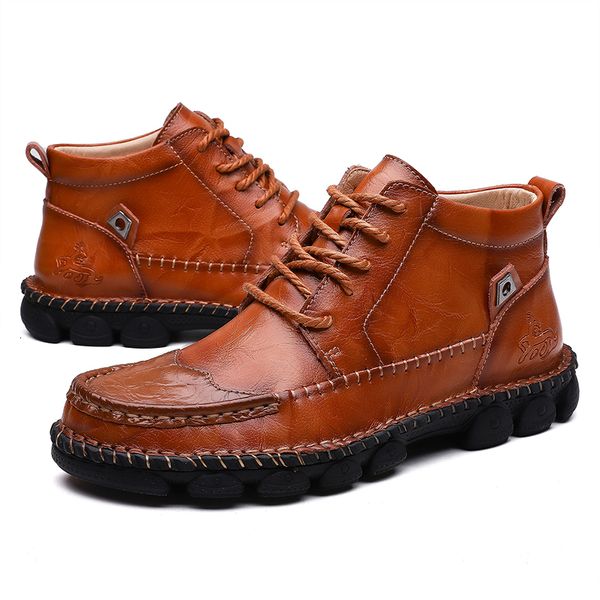 boots outdoor men's leather fashion casual motorcycle soft classic punk ankle designer roman sneakers 221129, Black
boots outdoor men's leather fashion casual motorcycle soft classic punk ankle designer roman sneakers 221129, Black