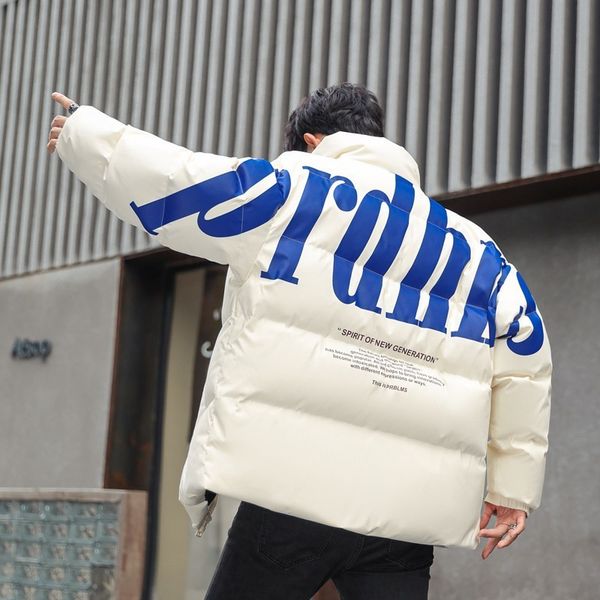 men's vests hip hop oversized jacket parka streetwear mens down white duck down letter print coat thick outwear 221130, Black;white
men's vests hip hop oversized jacket parka streetwear mens down white duck down letter print coat thick outwear 221130, Black;white