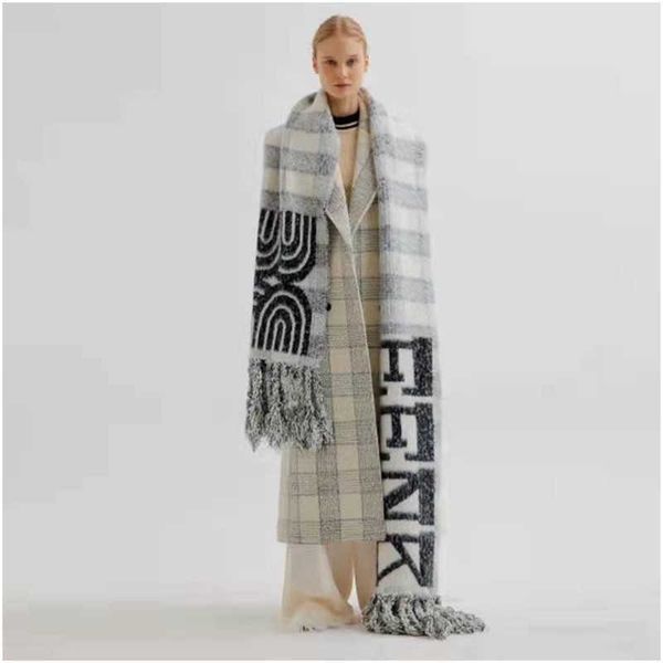 autumn and winter style long tassel scarf letter printing fashionable cashmere thickened womens warm scarf, Blue;gray
autumn and winter style long tassel scarf letter printing fashionable cashmere thickened womens warm scarf, Blue;gray