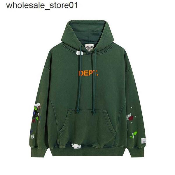 men's hoodies designer sweatshirts galery dept painted graffiti wash hoodie same speckle fashion loose hoodie, Black
men's hoodies designer sweatshirts galery dept painted graffiti wash hoodie same speckle fashion loose hoodie, Black
