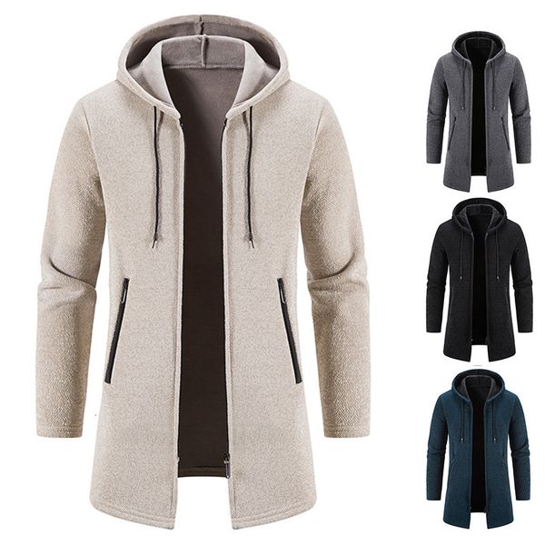 mens sweaters winter fleece long cardigans thicken hooded sweaterscoat male warm knitted sweater causal outwear jackets coats clothing 22113, White;black
mens sweaters winter fleece long cardigans thicken hooded sweaterscoat male warm knitted sweater causal outwear jackets coats clothing 22113, White;black