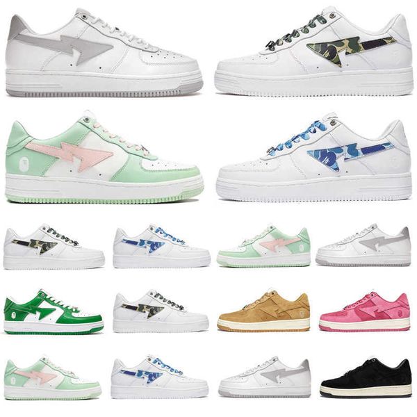 bapestas baped ape men women running shoes sneaker bapesta jjjjound pastel green camo blue beige black suede leather mens trainers sports
bapestas baped ape men women running shoes sneaker bapesta jjjjound pastel green camo blue beige black suede leather mens trainers sports