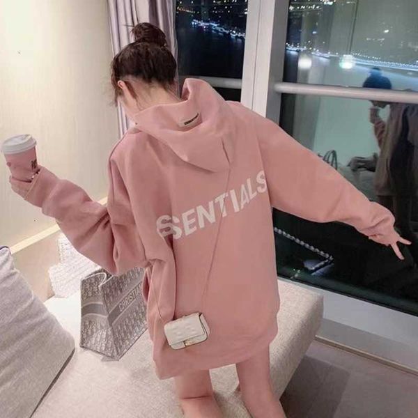 hoodies hweatshirts essentials men's and women's fear double thread reflective fog loose hoodie couple coat fashion, Black
hoodies hweatshirts essentials men's and women's fear double thread reflective fog loose hoodie couple coat fashion, Black