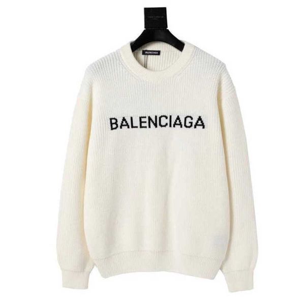 fashion designer balencigass hoodies letter paris 2022 autumn home jacquard knitted round neck long sleeve sweater for men and women, Black
fashion designer balencigass hoodies letter paris 2022 autumn home jacquard knitted round neck long sleeve sweater for men and women, Black