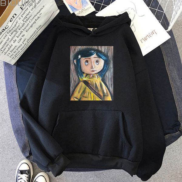 men's hoodies sweatshirts cartoon graphic coraline print men sweatshirt harajuku clothing autumn y2k clothes long sleeve streetwear wom, Black
men's hoodies sweatshirts cartoon graphic coraline print men sweatshirt harajuku clothing autumn y2k clothes long sleeve streetwear wom, Black