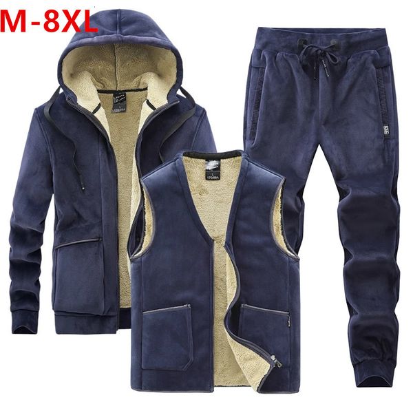 mens tracksuits winstand 8xl plus size threepieces sets men warm casual lamb wool cashmere hoodiesvestspants 221130, Gray
mens tracksuits winstand 8xl plus size threepieces sets men warm casual lamb wool cashmere hoodiesvestspants 221130, Gray