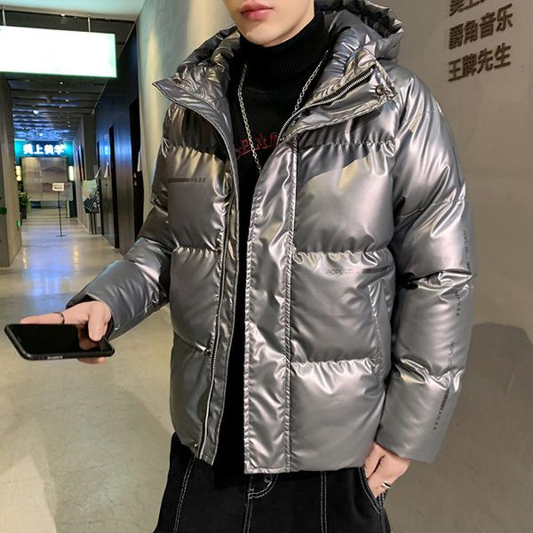 men's down parkas brand fashion men winter warm jacket hooded design male thick cotton coats outerwear black khaki gray size m5xl 22112
men's down parkas brand fashion men winter warm jacket hooded design male thick cotton coats outerwear black khaki gray size m5xl 22112