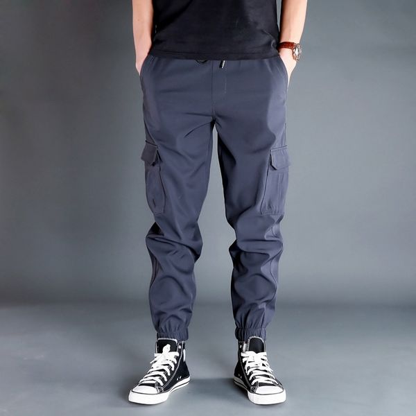 men's pants summer joggers cargo clothes deep crotch trendy casual trousers, Black
men's pants summer joggers cargo clothes deep crotch trendy casual trousers, Black