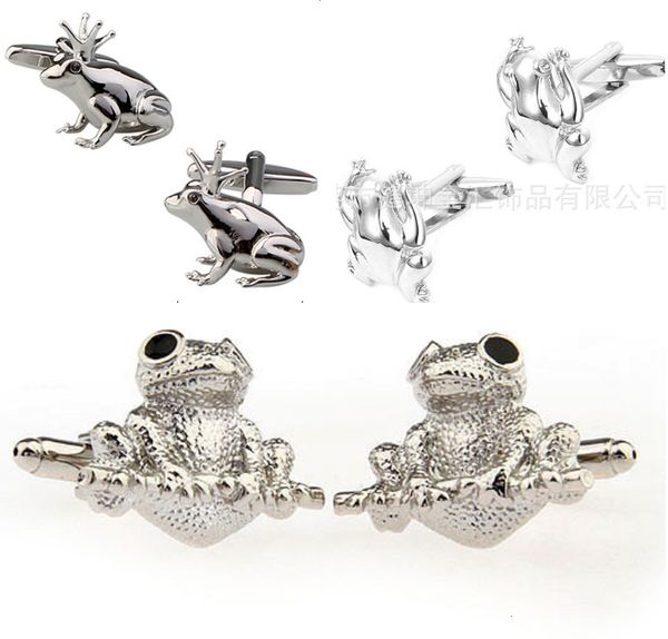 cuff links 10pairs lot animal cartoon prince frog links black white steel plating copper made men s jewelry accessory 221130, Silver
cuff links 10pairs lot animal cartoon prince frog links black white steel plating copper made men s jewelry accessory 221130, Silver