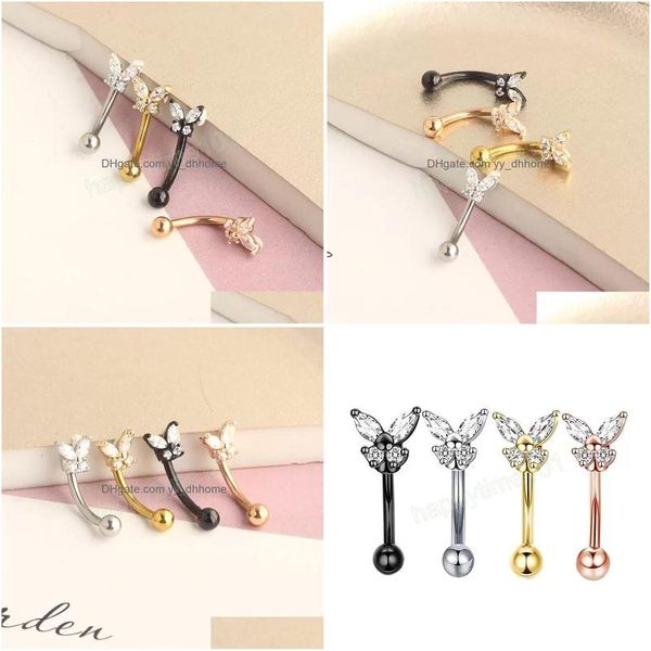 eyebrow jewelry eyebrow rings rook daith earrings for women stainless steel butterfly belly lip ring cartilage tragus cz body pierci dh87d, Silver
eyebrow jewelry eyebrow rings rook daith earrings for women stainless steel butterfly belly lip ring cartilage tragus cz body pierci dh87d, Silver