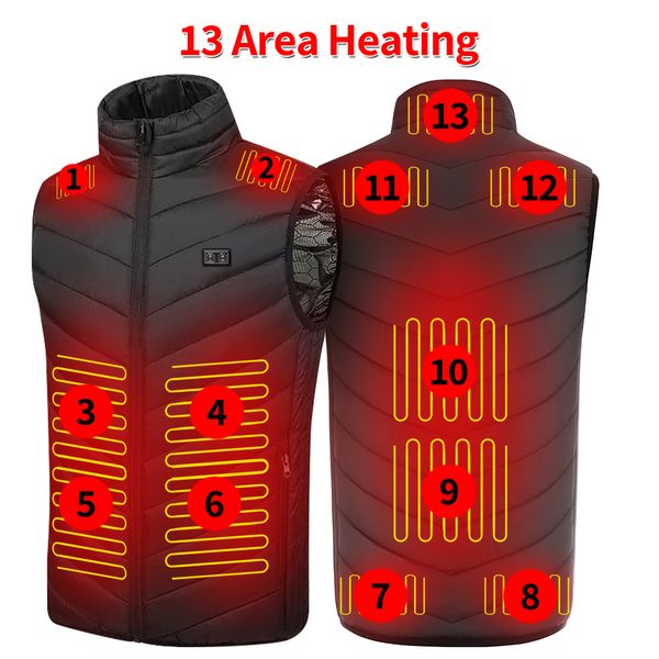 men's vests 13 area usb heated jacket men heated vest for women heating vest tactical down jacket heated bodywarmer usb heater veste 22, Black;white
men's vests 13 area usb heated jacket men heated vest for women heating vest tactical down jacket heated bodywarmer usb heater veste 22, Black;white
