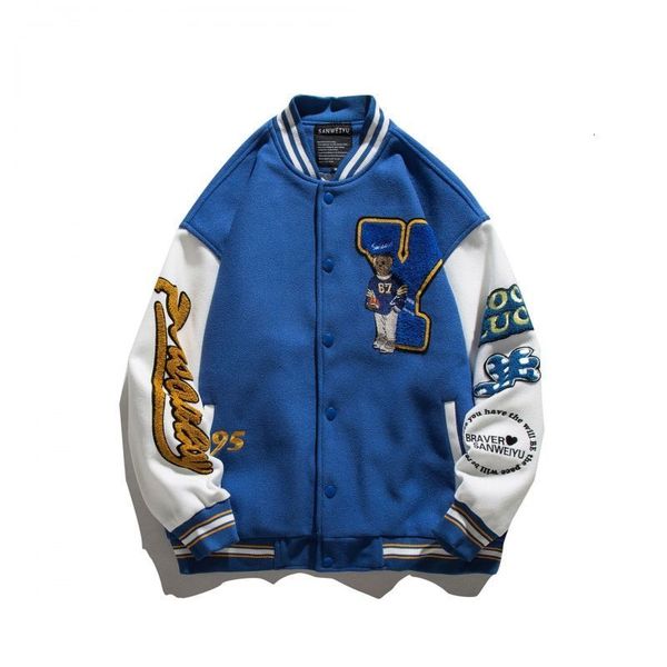 men's jackets spring american baseball uniform embroidered and women's thickening design trendy brand hip hop 221129, Black;brown
men's jackets spring american baseball uniform embroidered and women's thickening design trendy brand hip hop 221129, Black;brown