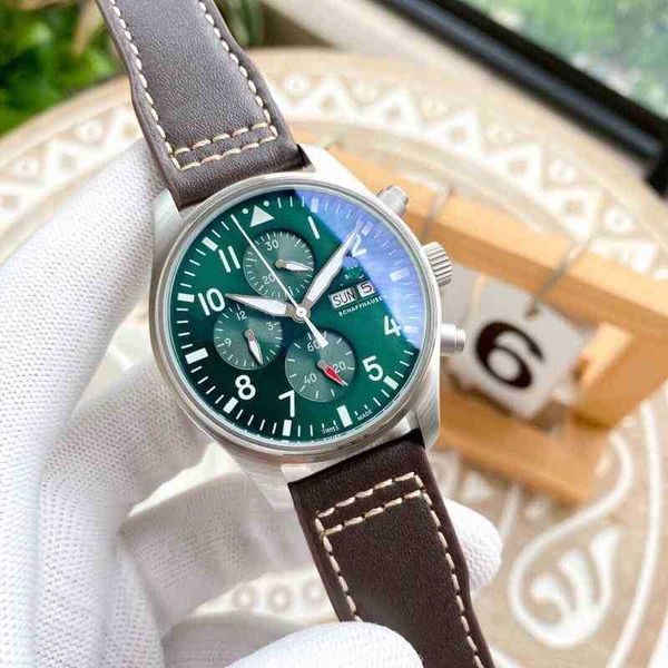 pilot timing 42 men's watch texture imported full-automatic dial mechanical movement luminous 7ji3, Black;brown
pilot timing 42 men's watch texture imported full-automatic dial mechanical movement luminous 7ji3, Black;brown