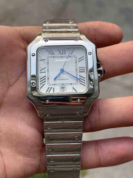 watches luxury designer joan007 factory casual square watch 40mm stainless steel bracelet male mechanical automatic wristwatch gift, Silver
watches luxury designer joan007 factory casual square watch 40mm stainless steel bracelet male mechanical automatic wristwatch gift, Silver