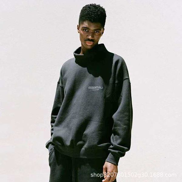 hoodies hweatshirts gaojie tide brand fog double thread series essentials reflective letter printing high neck pullover plush sweater, Black
hoodies hweatshirts gaojie tide brand fog double thread series essentials reflective letter printing high neck pullover plush sweater, Black