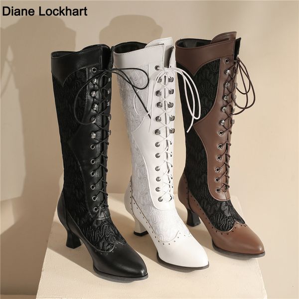 boots women victorian pointed toe mid-calf leather lace hollow out punk up strange steampunk high heel shoes plus size32-43 221129, Black
boots women victorian pointed toe mid-calf leather lace hollow out punk up strange steampunk high heel shoes plus size32-43 221129, Black