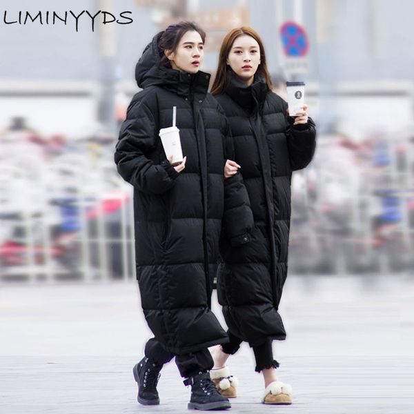 women's down parkas hooded coat for autumn warm thick long puffer winter ladies jackets couple models men and parka quilte 221130, Black
women's down parkas hooded coat for autumn warm thick long puffer winter ladies jackets couple models men and parka quilte 221130, Black